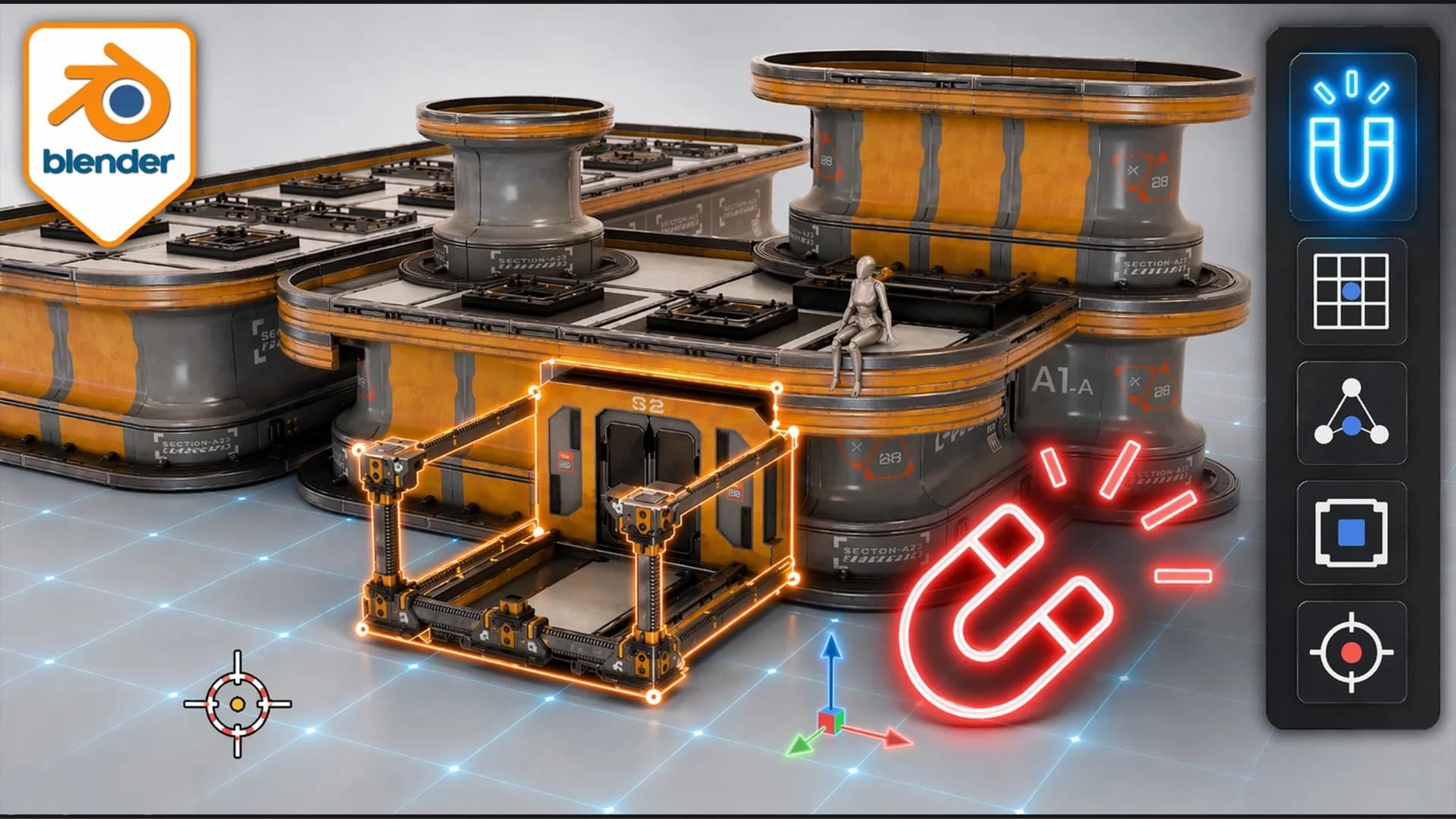Blender Essentials for Beginners: Snapping, Grid, Snap Base and 3D Cursor Fixes | 3D Tudor | Skillshare – Blender Download | Madbax