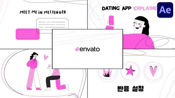Dating App Explainer for After Effects – After Effects Download | Madbax