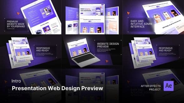 Intro/Opening – Presentation Web Design Preview After Effects Project Files – After Effects Download | Madbax