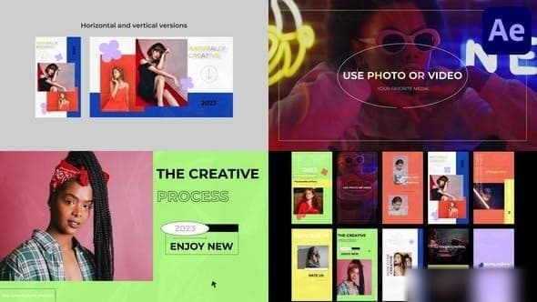 Trendy Creative Scenes for After Effects – After Effects Download | Madbax