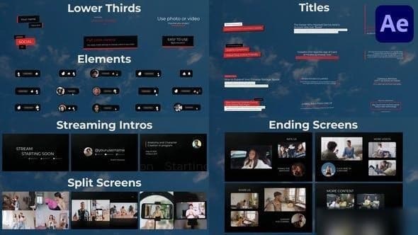 Minimal Youtube Kit for After Effects – After Effects Download | Madbax