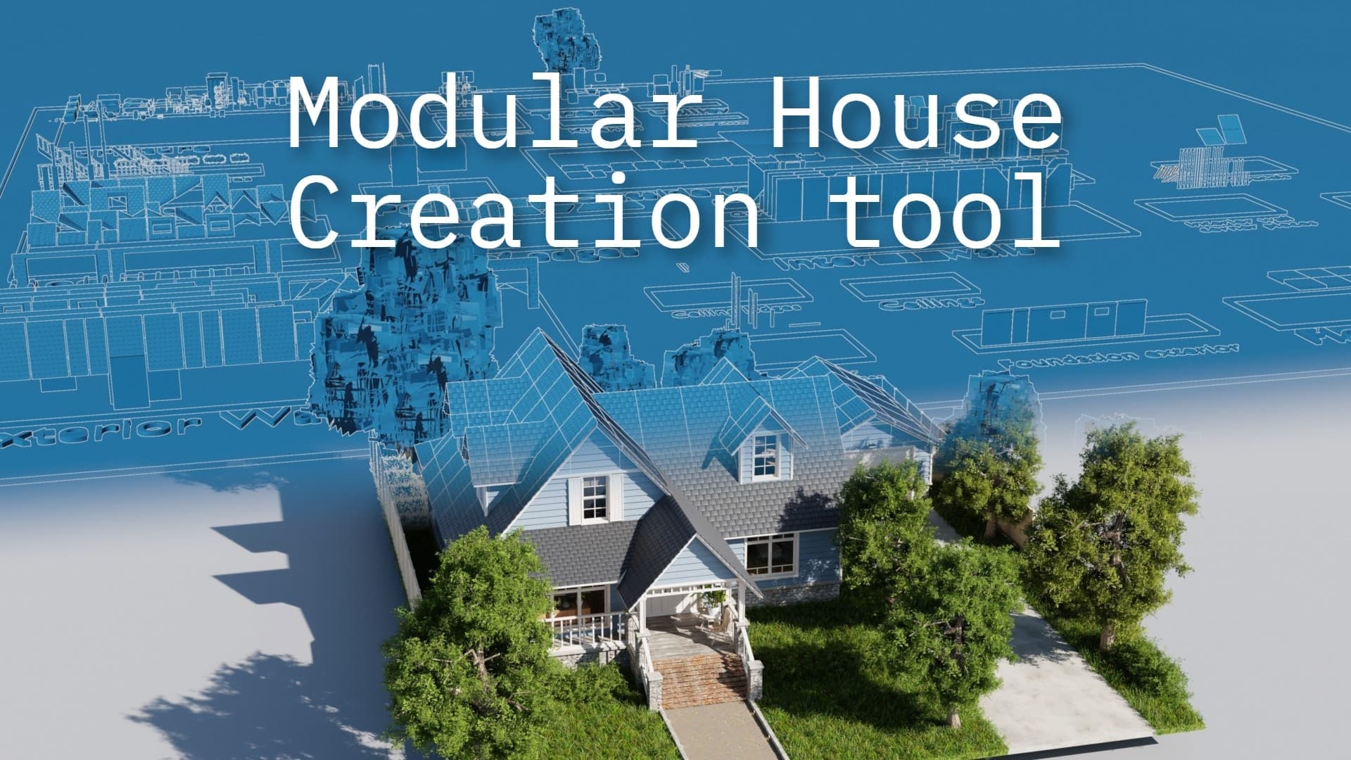 Modular Suburban House Creation Tool – Blender Download | Madbax