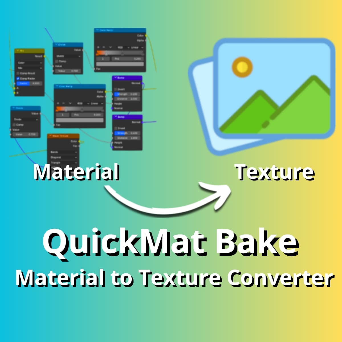 QuickMat Bake v1.1 – Blender Download | Madbax