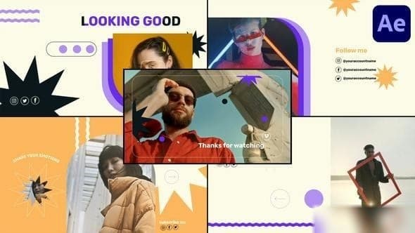 Youtube Endscreens for After Effects – After Effects Download | Madbax