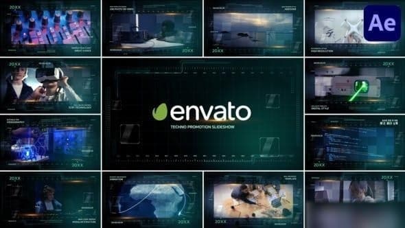 Techno Promotion Slideshow for After Effects – After Effects Download | Madbax