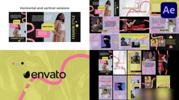 Colorful Stylish Slides for After Effects – After Effects Download | Madbax