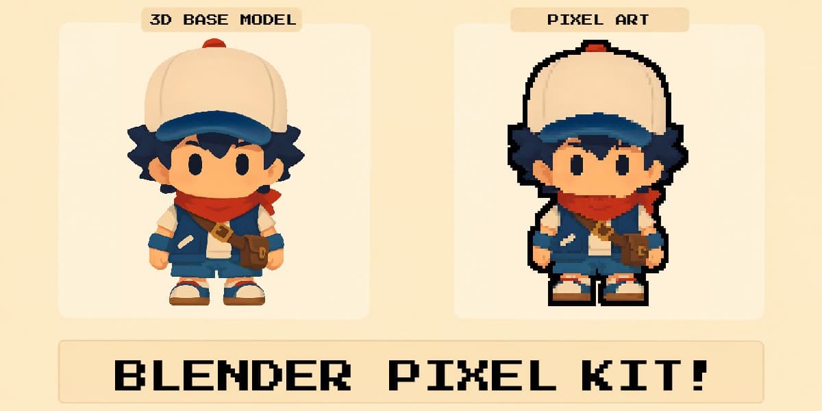 Blender Pixel Kit v1.1 – Blender Download | Madbax