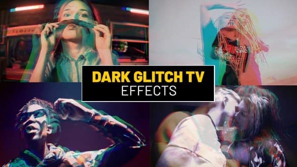Dark Glitch TV | After Effects – After Effects Download | Madbax