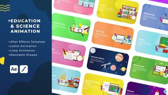 Education and Science Animation | After Effects – After Effects Download | Madbax