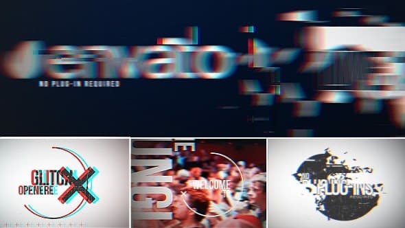 Glitch Opener – AE / Premiere Download | Madbax
