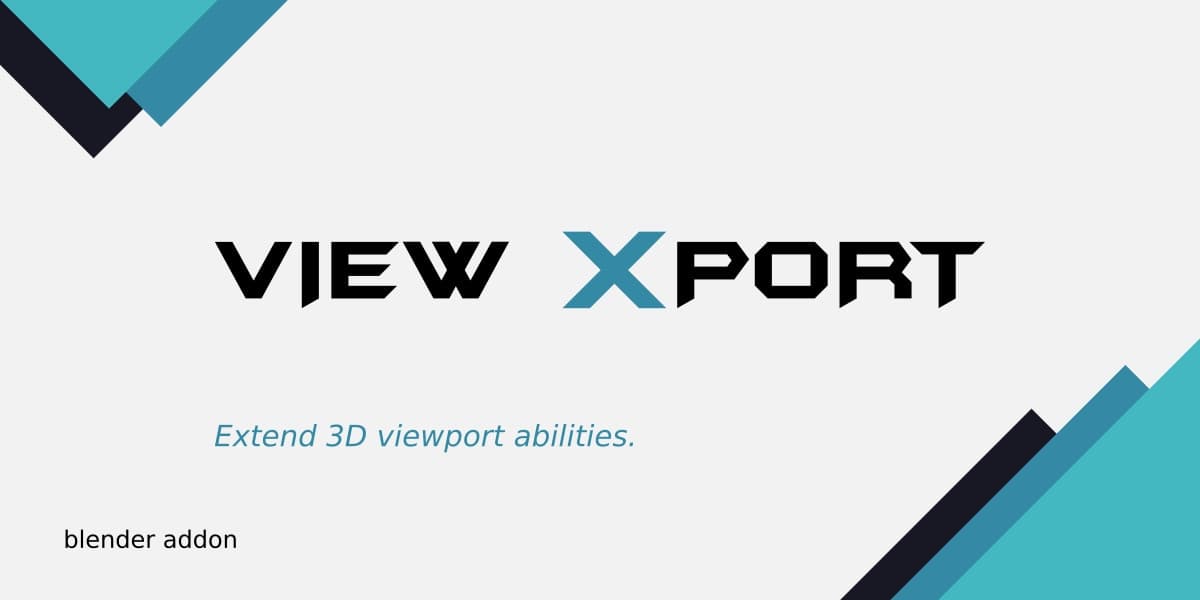 View XPort v3.3 – Blender Download | Madbax