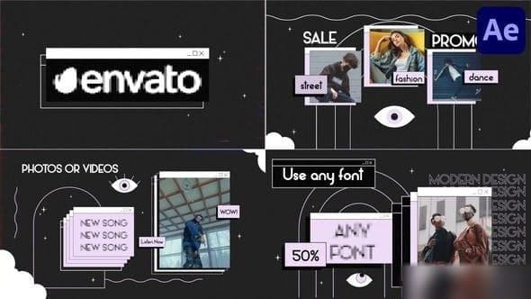 Pixelate Sale Promo for After Effects – After Effects Download | Madbax