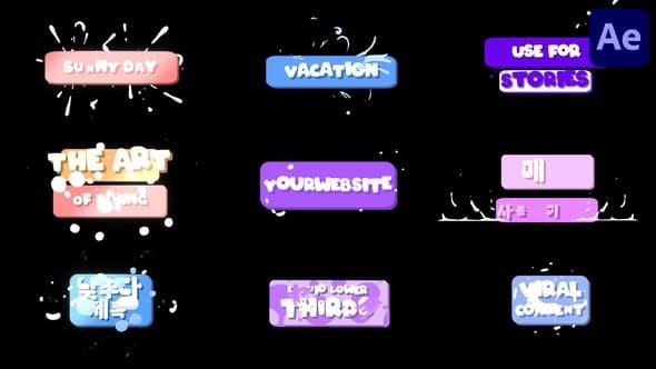 Liquid Motion Lower Thirds for After Effects – After Effects Download | Madbax