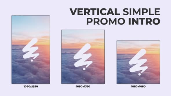Vertical Simple Promo Intro /Ae – After Effects Download | Madbax