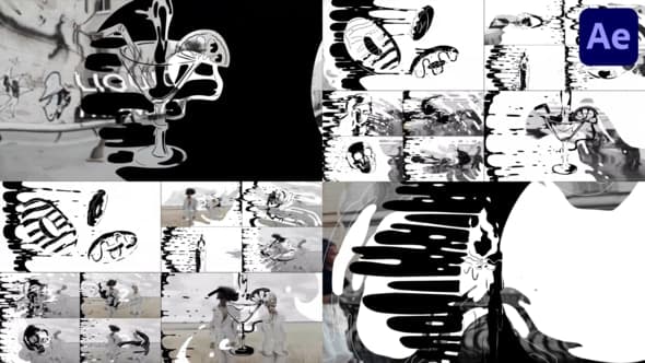 Liquid Ink Transitions for After Effects – After Effects Download | Madbax