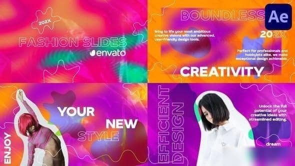 Psychedelic Fashion Scenes for After Effects – After Effects Download | Madbax