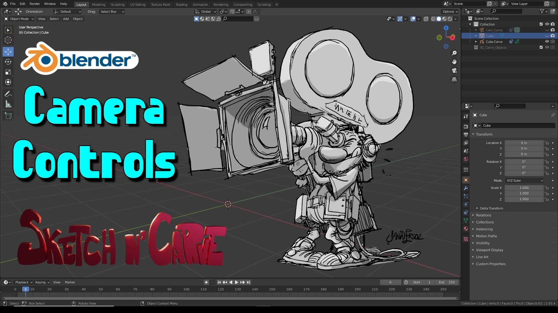 SketchN Camera Controls v4.3.0a – Blender Download | Madbax