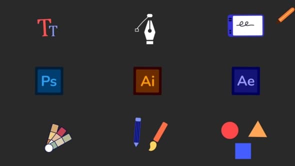 Design Tools Icon Pack for After Effects – After Effects Download | Madbax