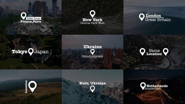 Location Titles | AE – After Effects Download | Madbax