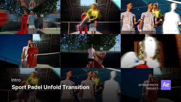 Intro – Padel Unfold Transition – AE / Premiere Download | Madbax