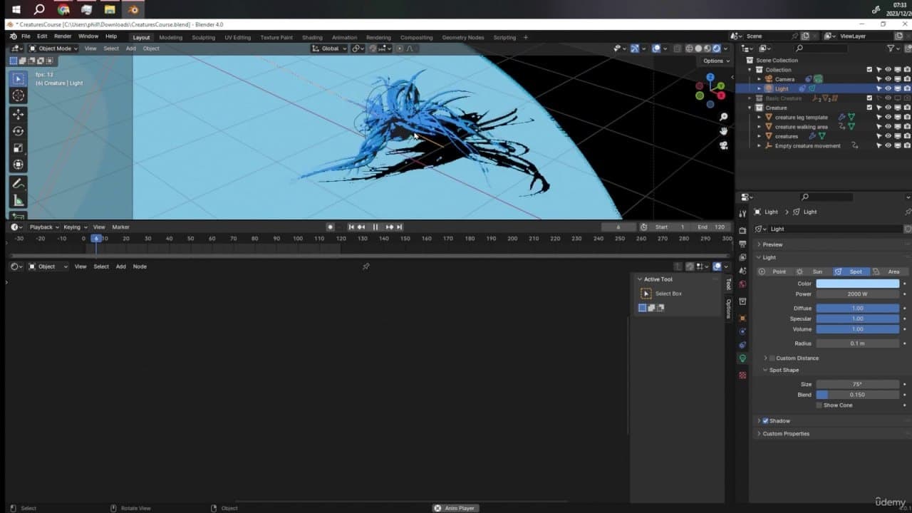 Animate Fantasy: Create Your Own Tentacle Monster in Blender – Blender Download | Madbax