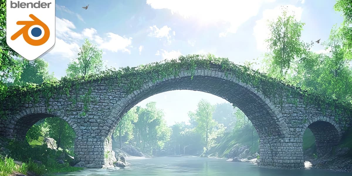Blender Geometry Nodes For Beginners – Procedural Bridge Generator – Blender Download | Madbax