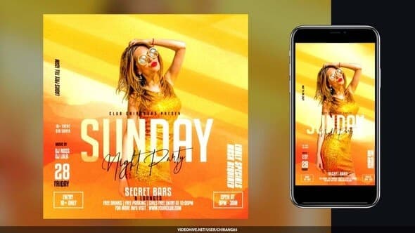 Night Club Flyer v28 – AE / Premiere Download | Madbax