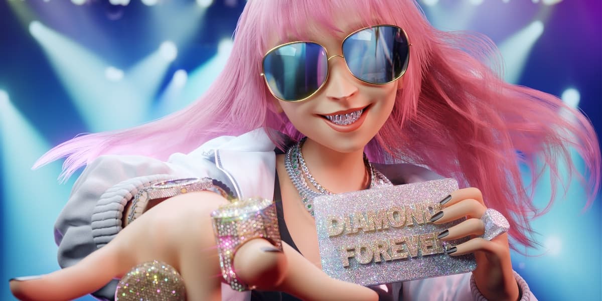 Fake Diamonds shader for Cycles and Eevee – Blender Download | Madbax