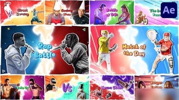 Versus Slides | After Effects – After Effects Download | Madbax