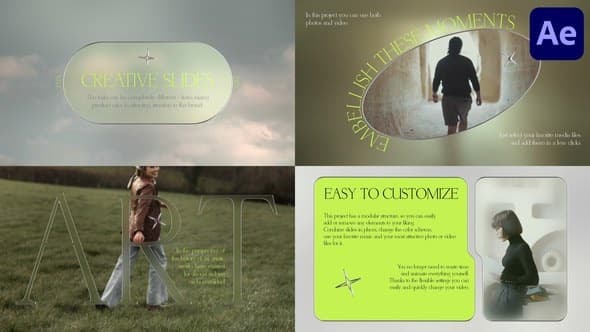 Cloudy Glass Slideshow for After Effects – After Effects Download | Madbax