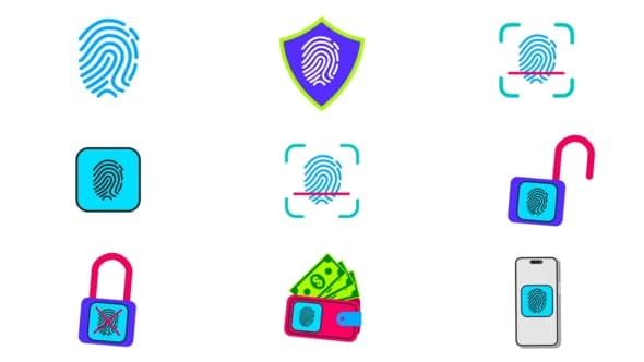 Fingerprint ID Icons Set for After Effects – After Effects Download | Madbax