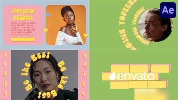 Abstract Vintage Slideshow for After Effects – After Effects Download | Madbax