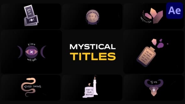 Mystical Elements Titles for After Effects – After Effects Download | Madbax