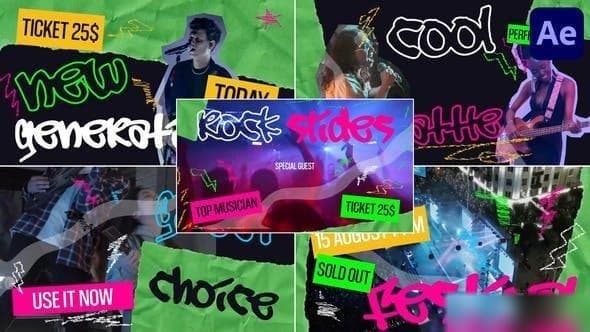 Rock Slides for After Effects – After Effects Download | Madbax