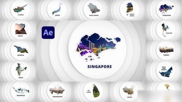 Disks Maps Opener – Asia for After Effects – After Effects Download | Madbax