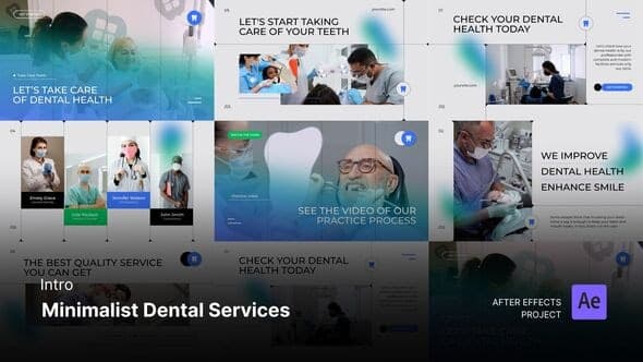 Intro/Opening – Minimalist Dental Service After Effects Project Files – After Effects Download | Madbax