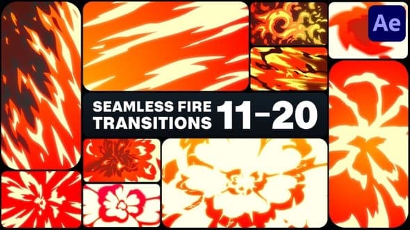 Seamless Fire Transitions for After Effects – After Effects Download | Madbax