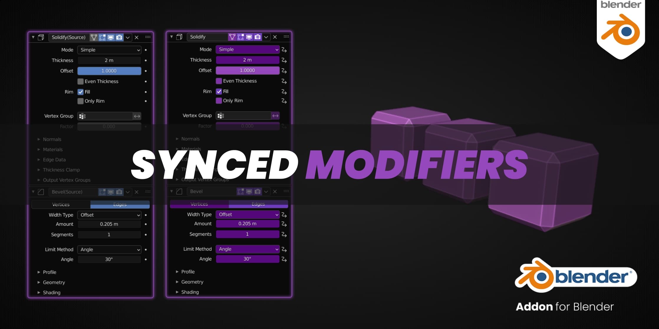 Synced Modifiers v2.3 – Blender Download | Madbax