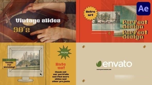 Vintage Retro Slides | After Effects – After Effects Download | Madbax