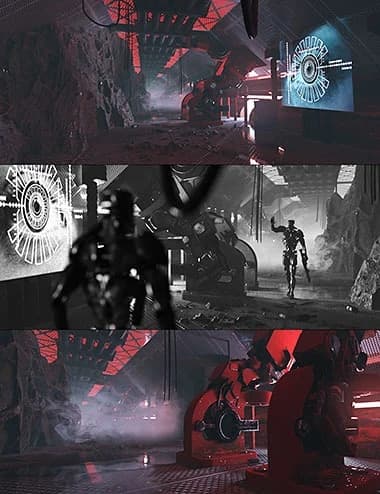 Cyberpunk Smugglers Tunnel – Blender Download | Madbax
