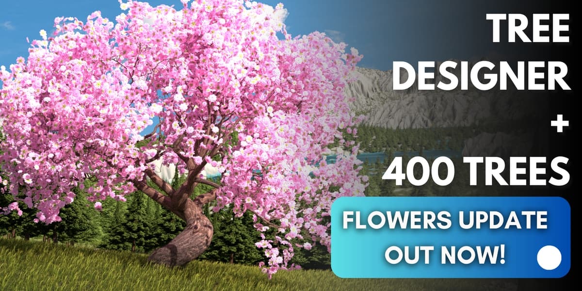 TreeDesigner + 400 Procedural Trees – Blender Download | Madbax