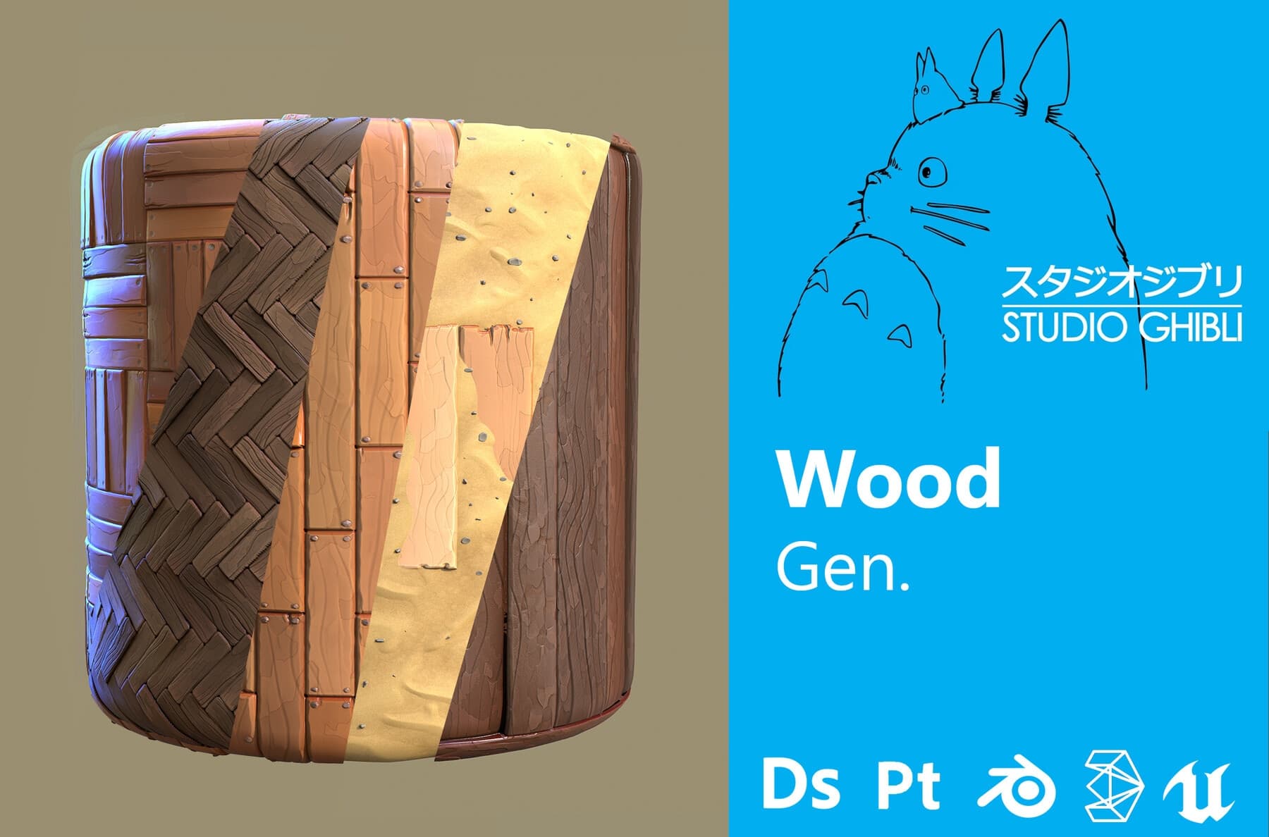 Oday Abuzaeed – Stylized Wood Generator – Blender Download | Madbax