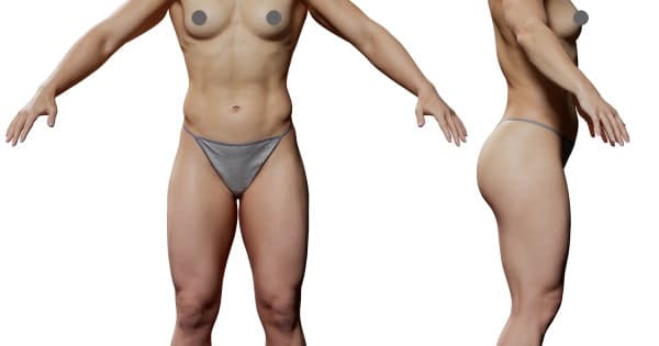 Animation Ready Body Scan / Female 01 – Blender Download | Madbax