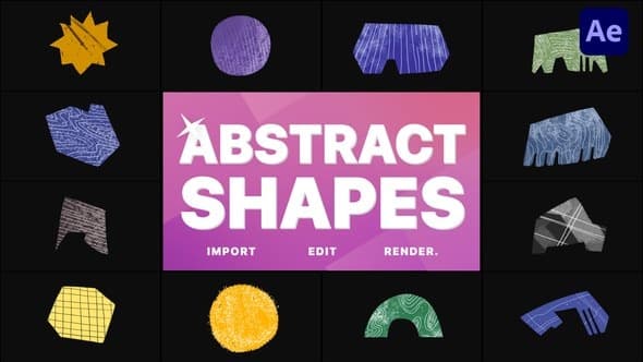 Hand-Drawn Abstract Shapes | After Effects – After Effects Download | Madbax