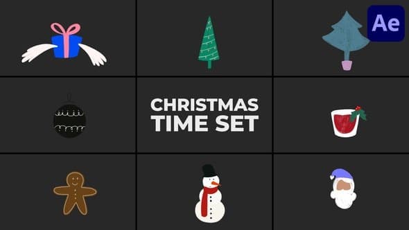 Christmas Time Set for After Effects – After Effects Download | Madbax