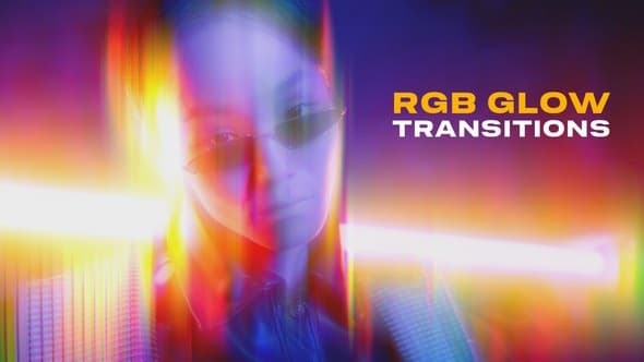 RGB Glow Transitions | After Effects – After Effects Download | Madbax