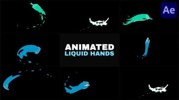 Animated Liquid Hands | After Effects – After Effects Download | Madbax
