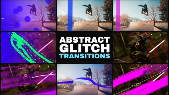 Abstract Grunge Glitch Seamless Transitions | After Effects – After Effects Download | Madbax