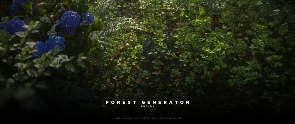 Forest Generator v2.1 – Blender Download | Madbax