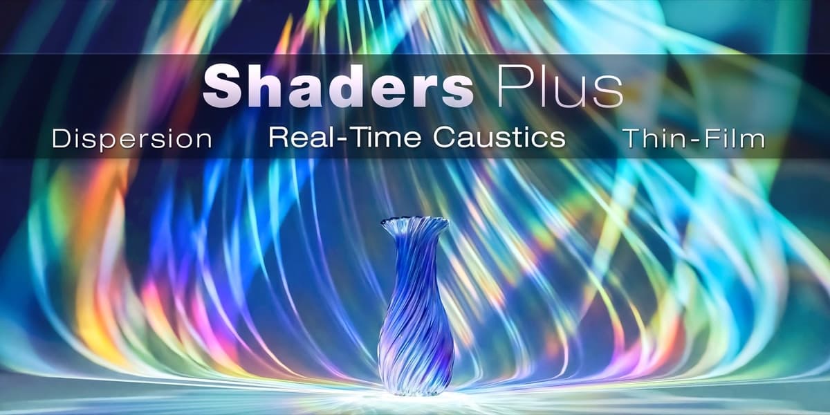 Shaders Plus – Caustics, Thin Film, Dispersion For Cycles & Eevee (V4) – Blender Download | Madbax